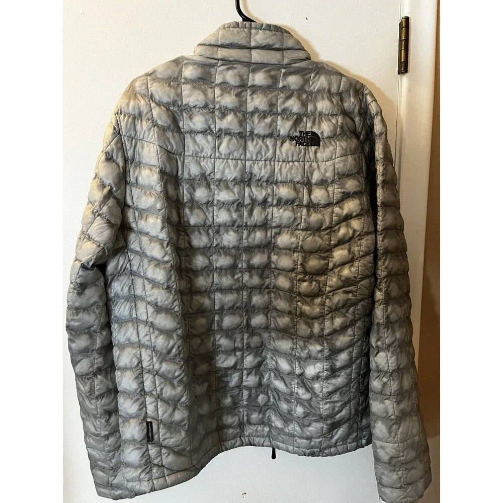 The North Face Men's ThermoBall Insulated Jacket - Gray Camo - Size Medium
